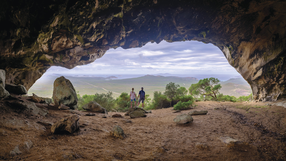 People caving at Frenchman Peak, Cape Le Grand National Park