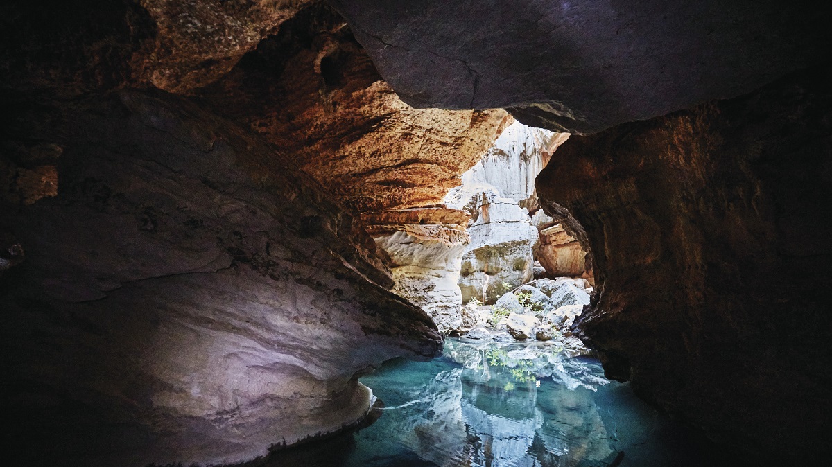 Inside the Mimbi Caves