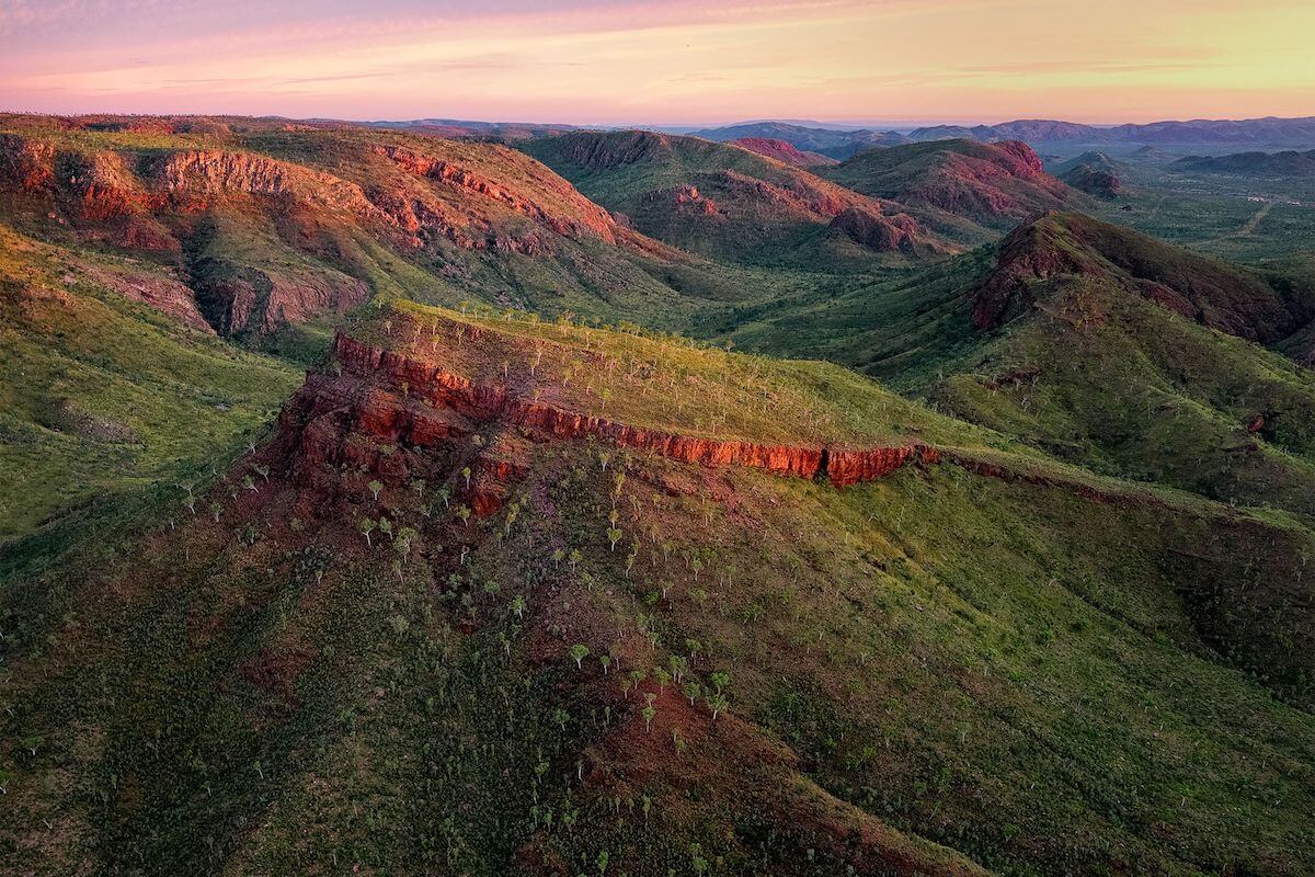 Aerial image over the East Kimberley