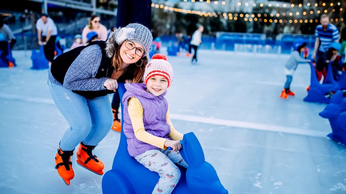 Family Ice skating