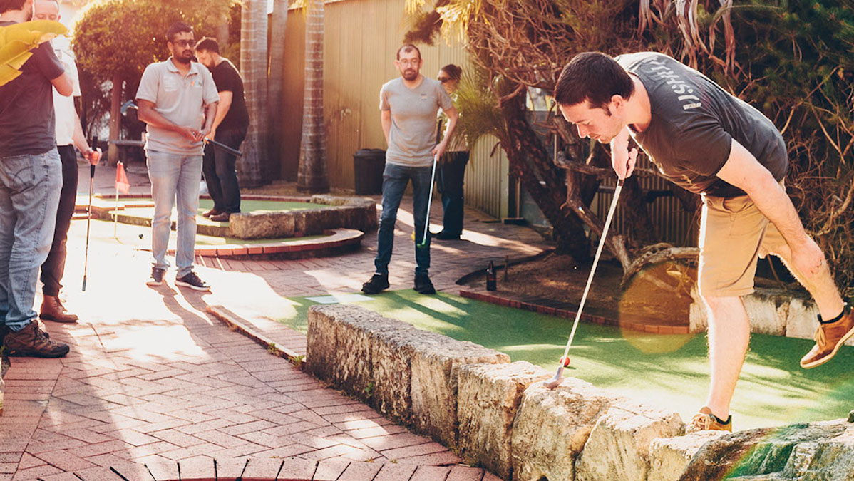 Oasis Supa Golf and Adventure Putt Mini Golf from parents who travel